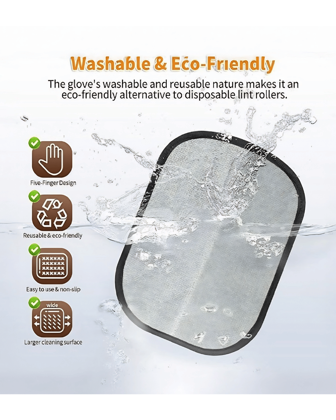  Pet Hair Removal Gloves