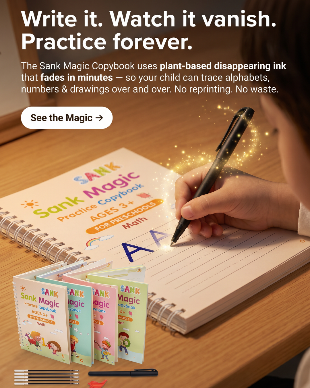 Sank Magic Practice Copybook